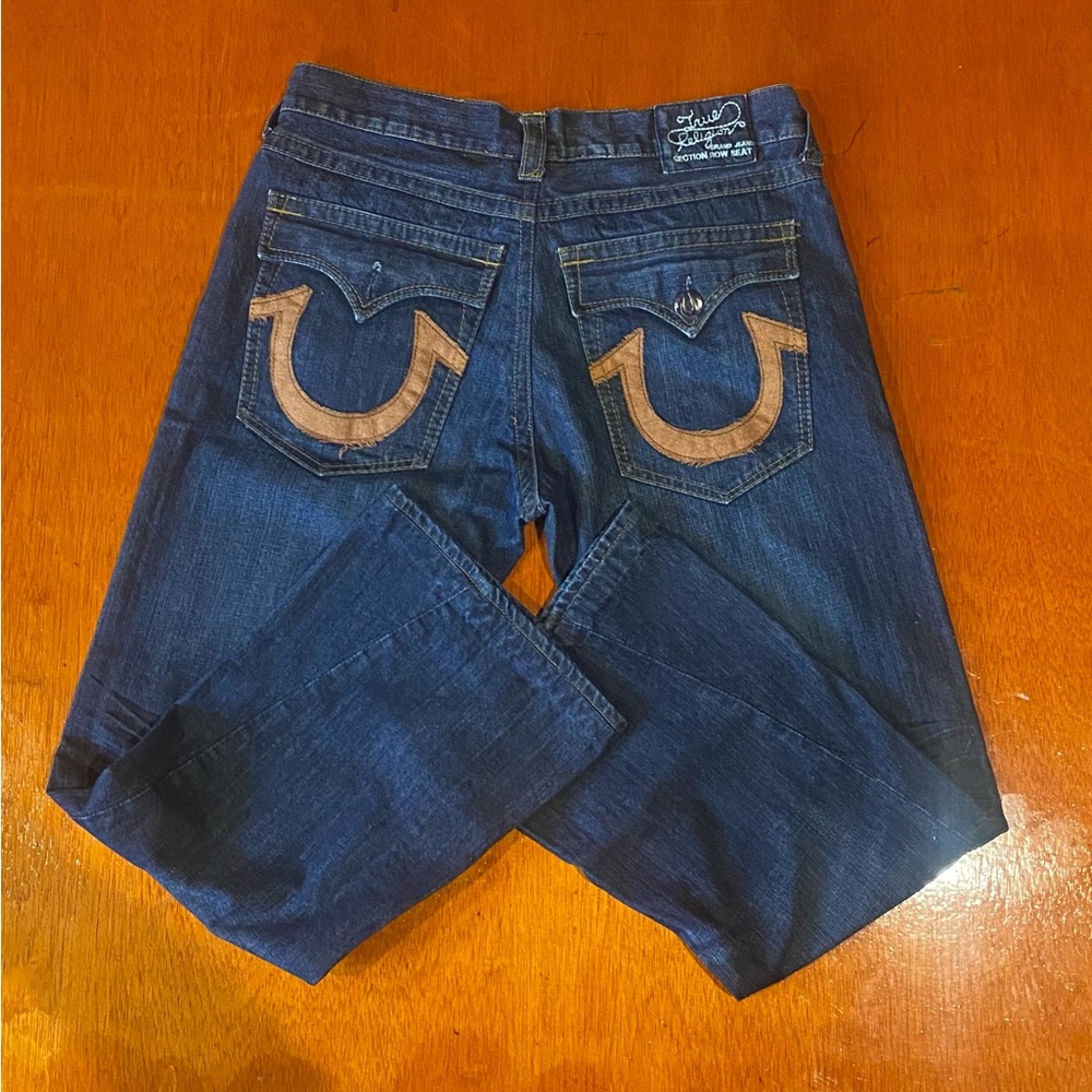 True Religion bell bottom Men's Blue Jeans SIZE 36/30